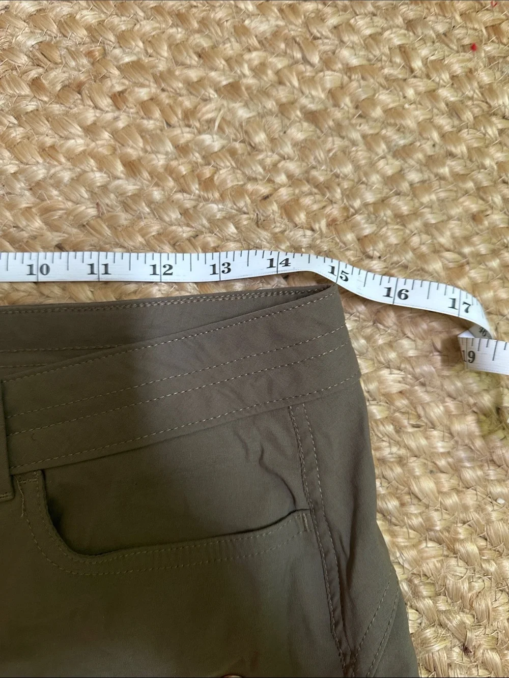 Eddie Bauer First Ascent Wmn Hiking Pants Sz 6 Gray Olive Stretch Trail Outdoor - Picture 8 of 10